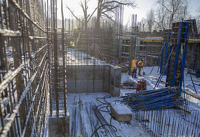 Строительство новой поликлиники в Голицыно выполнено на 15%