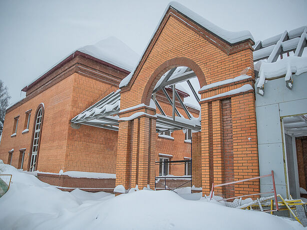 Капитальный ремонт медицинского стационара в селе Перхушково выполнен на 82%
