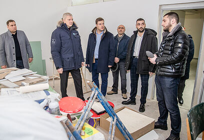 Текущий ремонт амбулатории в поселке Горки-10 выполнен на 85%