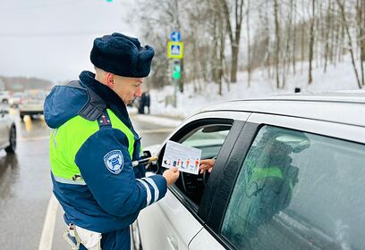 Одинцовская Госавтоинспекция проводит мероприятие «Ребенок — пассажир, пешеход»