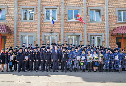 Андрей Иванов поздравил личный состав Одинцовского отдела вневедомственной охраны с Днём войск национальной гвардии