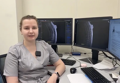 Команду Одинцовской областной больницы пополнил новый врач — рентгенолог Екатерина Пяткова