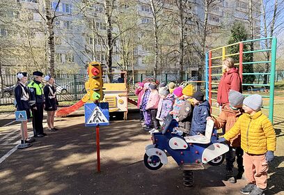 Профилактическое мероприятие «Пешеход — пешеходный переход» провели для одинцовских дошкольников