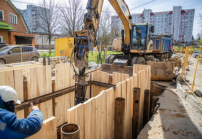 Реконструкция сетей водоотведения в Больших Вяземах завершится в мае 2026 года