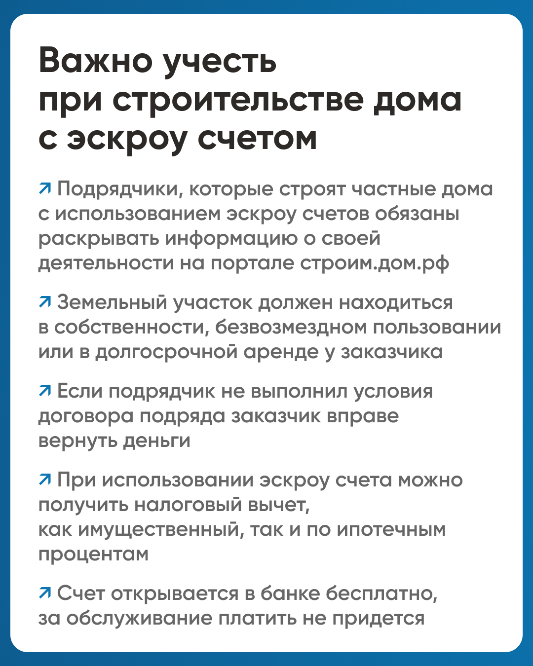 Что такое эскроу счёт в ИЖС