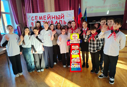 Активисты «Движения Первых» и Одинцовской школы № 5 заняли 3 место на Всероссийском конкурсе