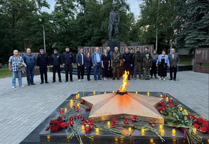 В Одинцово полицейские и общественники приняли участие во Всероссийской акции «Свеча памяти»