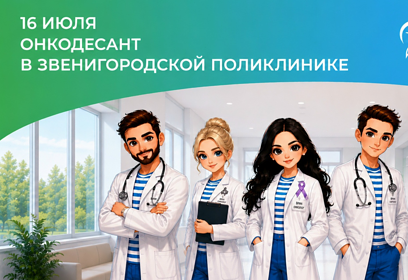 Профилактическое обследование «онкодесант» пройдёт 16 июля в Звенигородской поликлинике