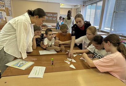 Сотрудники Одинцовской Госавтоинспекции приняли участие в квест-игре по правилам дорожного движения