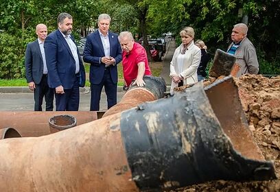 Капитальный ремонт участка теплосети завершается на улице Вокзальной в Одинцово