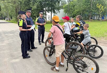 Одинцовские госавтоинспекторы провели профилактическую акцию «Велосипед»