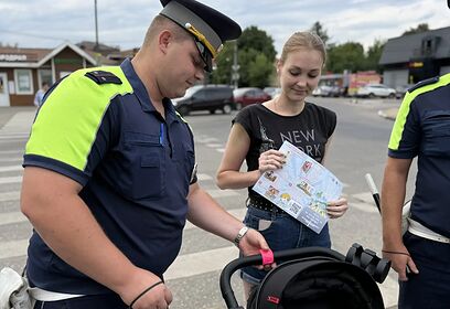 В Одинцовском округе сотрудники Госавтоинспекции провели профилактическую акцию «Пешеходный переход»