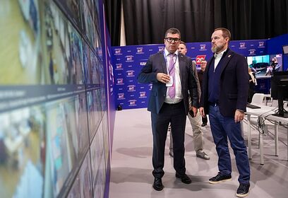 Центр общественного наблюдения в Одинцово посетил Депутат Госдумы Сергей Колунов