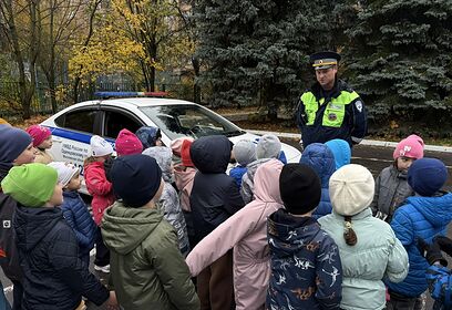 Сотрудники Одинцовской Госавтоинспекции провели профилактическое мероприятие для воспитанников детских садов