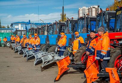 В Одинцово прошел смотр готовности сил и техники перед зимним периодом