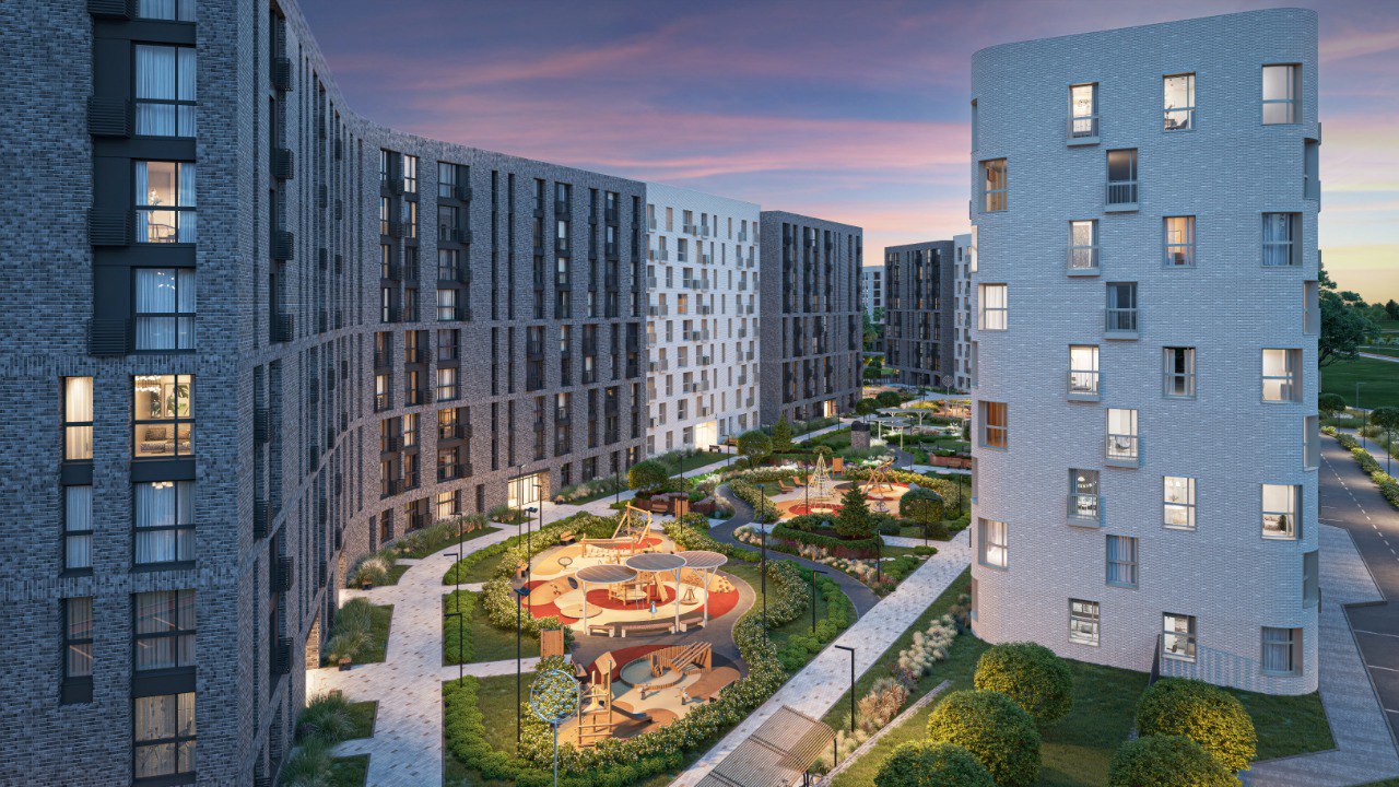 В ЖК «Резиденции Сколково» завершили монтаж монолитных конструкций двух корпусов