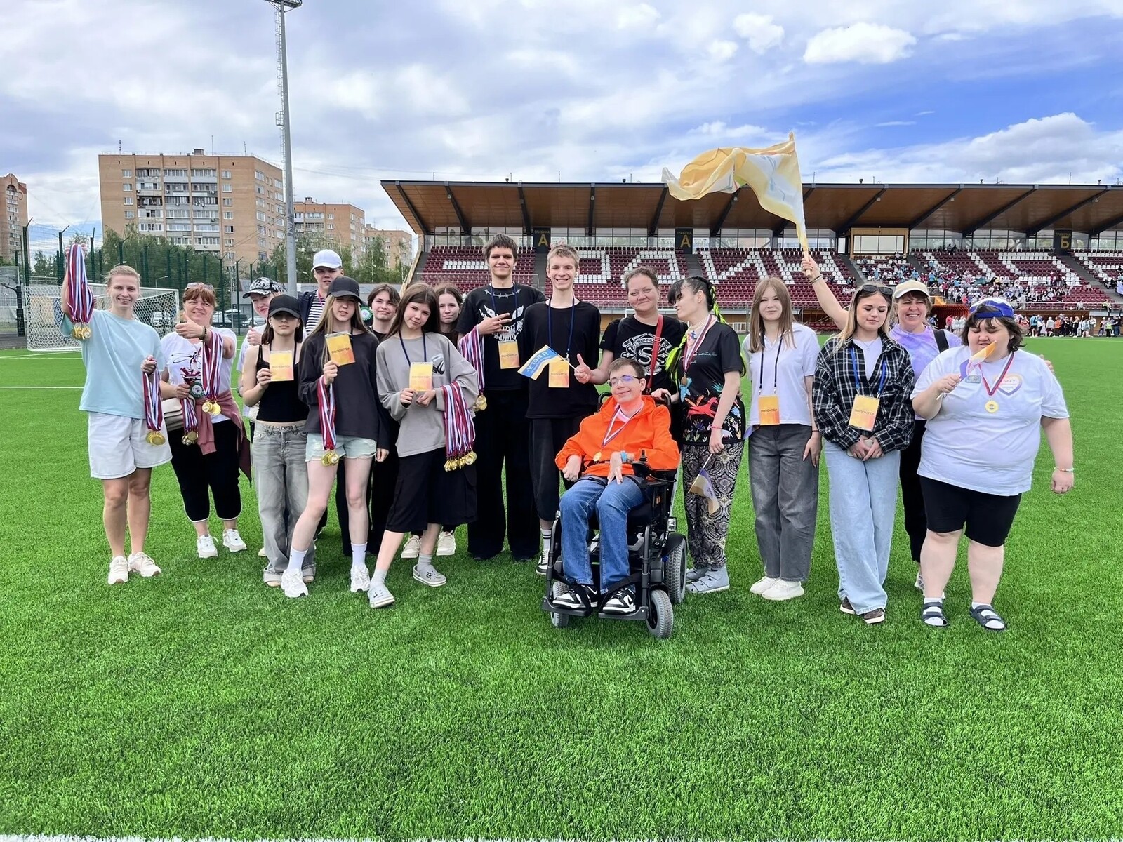 «Одинцовский техникум» принял участие в ежегодном благотворительном забеге «Я бегу — ребёнку помогу!»