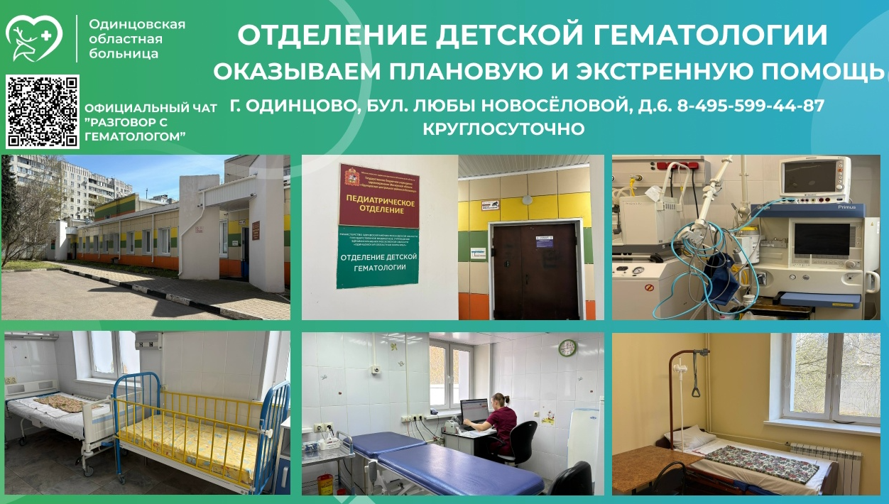 Новый чат в МАКС «Разговор с гематологом» начал работу в Одинцовской областной больнице