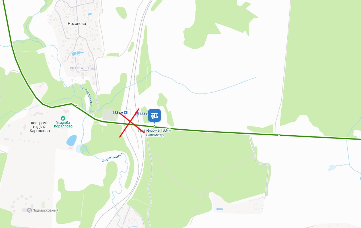 Ремонтные работы пройдут 19 августа на железнодорожном переезде 183 км 1 пк перегона «Лукино — Кубинка-2»