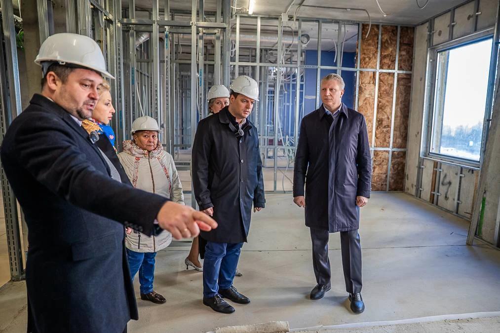 Глава Одинцовского округа Андрей Иванов проинспектировал строительную площадку