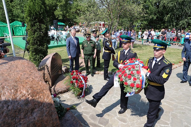 Андрей Иванов принял участие в Дне памяти и скорби в деревне Солманово, Июнь