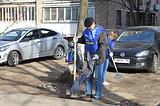 Фото: В Одинцовском районе прошел масштабный субботник (12 апреля 2014 года)