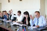 Фото: 30.06.2014 В администрации Одинцовского района состоялась внеочередная сессия Совета депутатов