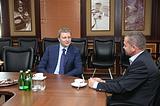 Фото: Андрей Иванов посетил «Одинцовскую Кондитерскую Фабрику»