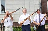 Фото: В Ершово открыли Стелу памяти российских воинов, погибших в годы Первой Мировой войны