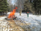 Фото: Проверка готовности к летнему пожароопасному периоду прошла в Захаровском