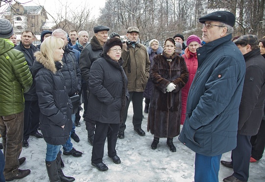 Мэр Одинцово встретился с жителями Ромашково