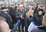 Фото: Мэр Одинцово встретился с жителями Ромашково