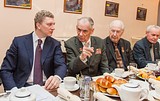 Андрей ИВАНОВ с руководителями ветеранских организаций в Краеведческом музее
