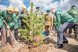 Акция «Лес Победы» в селе Иславском
