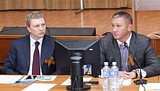 Встреча с дольщиками жилого комплекса. Андрей ИВАНОВ, Герман ЕЛЯНЮШКИН
