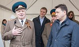 Участник Великой Отечественной войны и парада Победы 24 июня 1945 года, ветеран РВСН, полковник Константин ФЕДОТОВ и Андрей ВОРОБЬЕВ