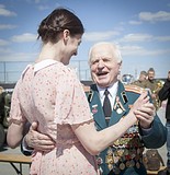 Фото: Одинцовские ветераны прокатились на вертолетах