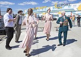 Фото: Одинцовские ветераны прокатились на вертолетах