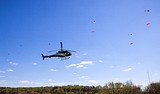 Фото: Одинцовские ветераны прокатились на вертолетах