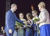 Фото: «Серебро» и «Иванушки International» спели для одинцовских медалистов
