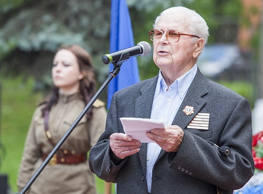 День памяти и скорби отметили в Одинцово, Ветеран Великой Отечественной война Гавриил ДЕГТЯРЕВ