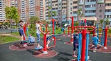 Фото: Открытие спортплощадки в Трехгорке