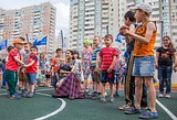 Фото: Открытие спортплощадки в Трехгорке