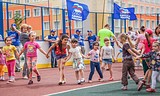 Фото: Открытие спортплощадки в Трехгорке