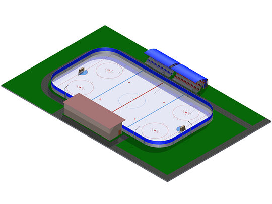 К Дню поселения в Горском откроется обновленная хоккейная площадка, Хоккейная площадка