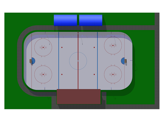 К Дню поселения в Горском откроется обновленная хоккейная площадка, Хоккейная площадка