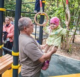 Фото: Самая большая воркаут-площадка Подмосковья открылась в Одинцово