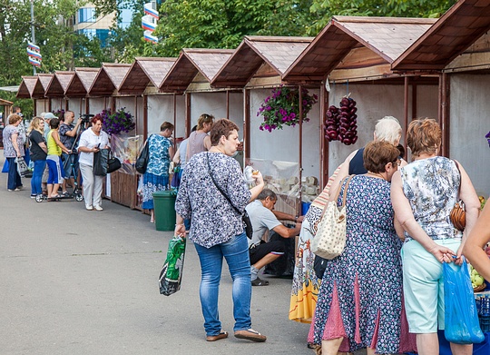 Фермерская ярмарка «Медово-Яблочный Спас» открылась в центре Одинцово