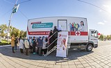 Фото: Андрей ИВАНОВ передал Одинцовской ЦРБ ключи от ультрасовременного передвижного фельдшерско-акушерского пункта