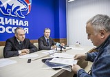 Фото: Андрей Иванов провел прием жителей в одинцовском штабе «Единой России»